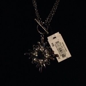 Cookie Lee Crystal Necklace - Can be worn two ways